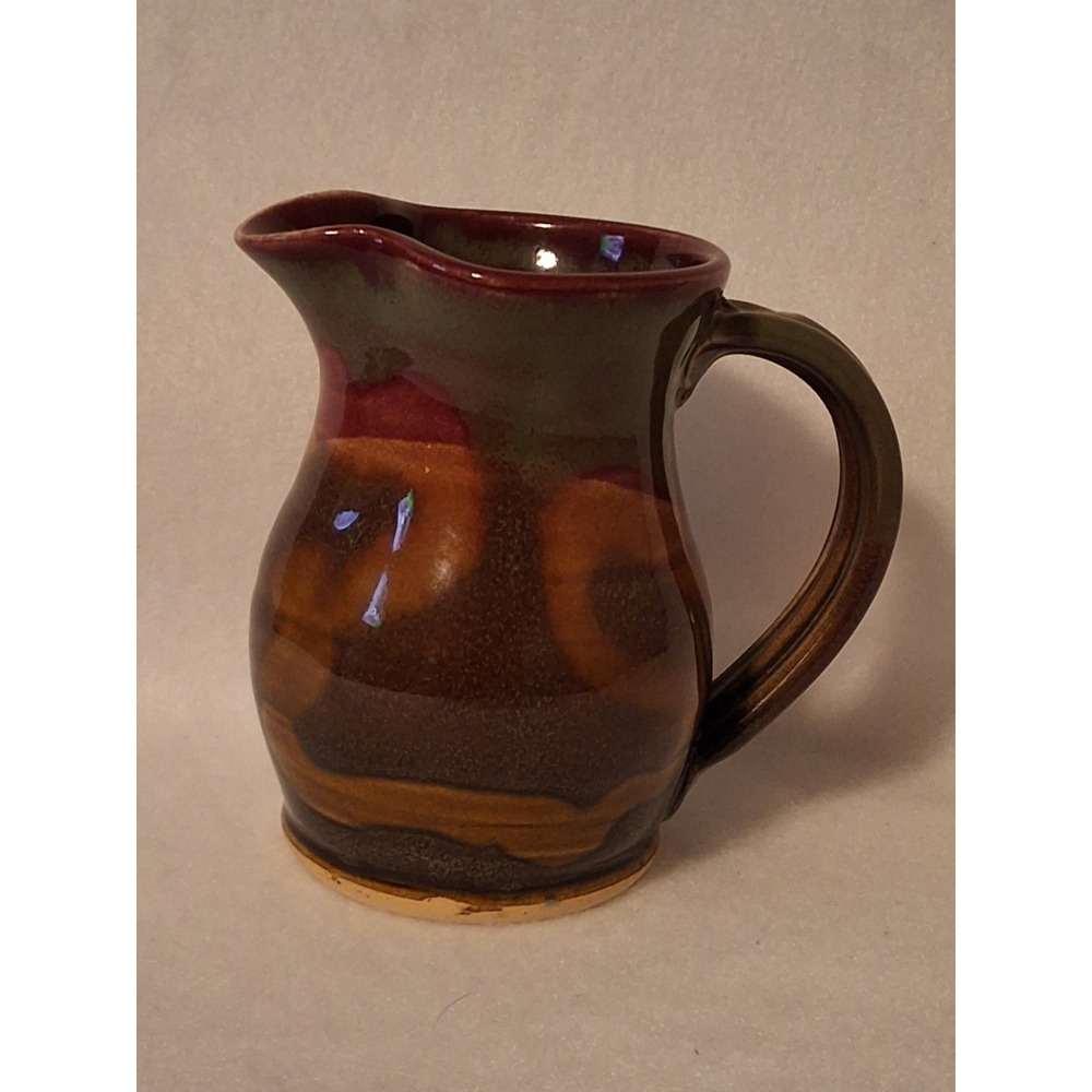 2017 Mississippi Mud Pottery Pitcher Approx. 4 3/4" Tall. GVC!